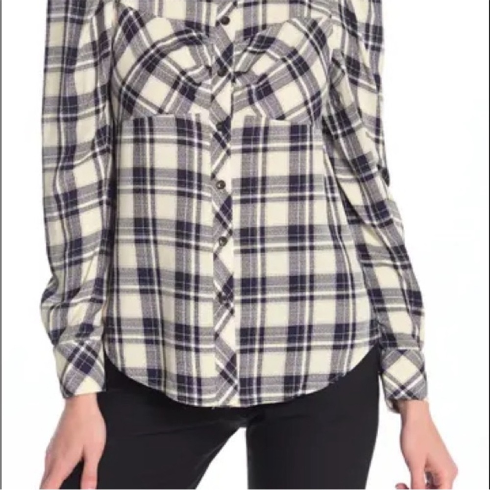 VERONICA BEARD | Candice Plaid Long Sleeve Shirt - Picture 7 of 11